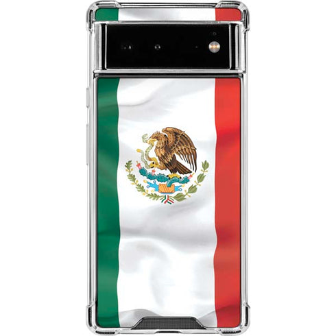 Mexico Flag Google Pixel 6 Clear Case